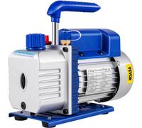 VEVOR Pompe à Vide 3 CFM 1/3 HP Réfrigérante HVAC Climatiseur 1 Étape 85 L/min Rotation 1720 tr/min Pompe d'Évacuation sous Vide pour Clim Voiture Automobile Réfrigérateur Réfrigération