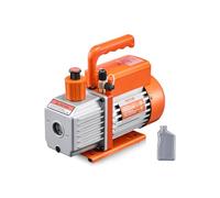 VEVOR Pompe à Vide Climatisation, 113 L/Min, Pompe à Vide Frigoriste CVC Palettes Rotatives 1 Étage, avec Bouteille d'Huile, Dégazage Résine, Entretien Climatiseur Automobile, pour R134a, R22, R410a