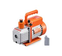VEVOR Pompe à vide 4 CFM (113 L/min) à palettes mono-étagée – R134a R22 R410a – Huile incluse
