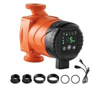 VEVOR Pompe de circulation d'eau chaude, hauteur de refoulement maximale 6 m, pompe de chauffage à haut rendement, 58 L/min, raccord fileté, pour système de chauffage domestique