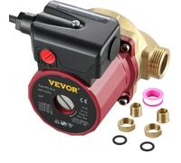 VEVOR Pompe de Circulation d'Eau Silencieux Pompe à Eau Domestique avec Débit Maximal 50 L/min Hauteur 6 m Boîtier de Pompe en Fonte Tête de Pompe en Laiton pour Faciliter la Circulation d'Eau