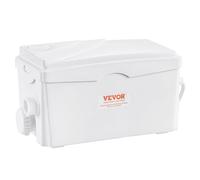 VEVOR Pompe de relevage eaux grises, 350 W, pompe de relevage sanitaire avec 3 entrées d'eau, débit 6000 L/h, levage 7 m station pour élimination eaux usées, cuisine, évier, douche, baignoire