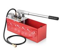Pompe de refoulement VEVOR, max. 25 bars, kit de test de pression d'eau hydraulique manuel avec double vanne et manomètre, réservoir d'eau de 10 L, tuyau de 1,4 m avec raccord fileté mâle de 1/2 pouce