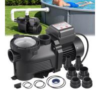 VEVOR Pompe piscine 400 W 11 100 L/h, panier filtre & minuterie, 3450 tr/min
