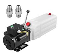 VEVOR Pompe Hydraulique 6 L, Unité de Puissance Hydraulique 2750 PSI 2850 TR/Min, Groupe Hydraulique Portable, pour Camion à Benne Basculante Nacelle Élévatrice Remorque