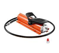 VEVOR Pompe hydraulique à air, 10000 PSI, pompe à pied pneumatique avec boîtier en métal, réservoir 0,69 L, sortie d'huile NPT 16,66 mm, entrée NPT 13,7 mm, pour machines industrielles de précision