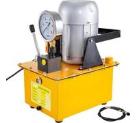 VEVOR Pompe hydraulique à entraînement électrique 750 W, simple effet,manuelle des soupapes, 10152 PSI, groupe électro-pompe hydraulique, 1 étage, simple effet, 220 V, 10.000 PSI, bouchon 488 in3