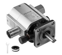 VEVOR Pompe hydraulique pour fendeuse de bûches, 13 GPM, 2 étages 3000 PSI, entrée 1'', sortie 1/2'' NPT, 3600 tr/min, pompe à engrenages hydraulique en aluminium, pour petit moteur, chasse-neige