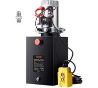 VEVOR Pompe Hydraulique Simple Effet DC 12V Capacité 19L Max Pression de Décharge 22MPA
