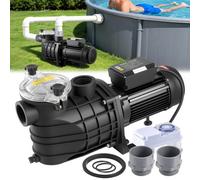 VEVOR Pompe de piscine 3000 W 35 000 L/h Hauteur 19 m Minuterie Panier filtrant
