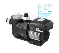 VEVOR Pompe Piscine Vitesse Variable 2200 W Pompe Filtration Piscine 43000 L/h pour Piscines Hors Sol Enterrées, Spa, Auto-amorçante, avec Panier Filtre, Minuterie, Hauteur Refoulement 18 m, 220-240 V
