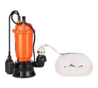 VEVOR Pompe Submersible Eaux Usées 1500 W Pompe Puisard Fonte 22800 L/h avec Interrupteur à Flotteur Automatique, Hauteur Refoulement 18 m, Évacuation Eaux Usées pour Piscines, Étangs, Zones Inondées
