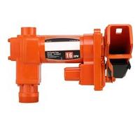 VEVOR Pompe Transfert Carburant 12V CC 60,5L/MIN 1/4CV Avec Buse Arrêt Automatique Orange