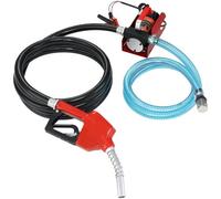 VEVOR Pompe Transfert Diesel 37,8 L/min Pompe Gasoil 12 V CC Pompe Transfert Carburant Électrique Buse Arrêt Auto Pompe à Fioul Fuel Tuyau d'Entrée Sortie pour Diesel Kérosène Huile de Transformateur