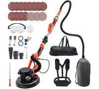 VEVOR Ponceuse Girafe Mur Plafond Plâtre Cloisons Sèches 1150 W avec Aspirateur