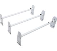 VEVOR Porte-échelle de toit Porte-rails 3 pcs. 1020-1900 mm Longueur réglable Truck Rack Galerie de toit, 340 kg Capacité de charge camion Porte-bagages Racks Alliage d'aluminium Contre la rouille, la