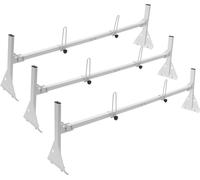 VEVOR Porte-échelle de toit Porte-rails 3 pcs 1430-1560 mm Longueur Réglable Truck Rack 200-215 mm Hauteur, 340 kg Capacité de charge camions Porte-bagages Racks Alliage d'aluminium contre la rouille,
