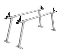VEVOR Porte-Échelle pour Pickup Charge 363 kg, Porte-Bagages en Aluminium 180,3x78,7 cm, Support d'Échelle avec 8 Pinces en C sans Perçage, pour Kayak, Planche de Surf, Bois de Construction, Échelle