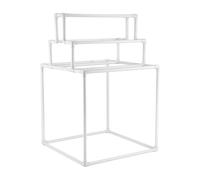 VEVOR Porte-serviettes, 8 barres, support de serviette d'extérieur en PVC, porte-serviettes sur pied de piscine, organisateur de séchage de couettes, pour bord de la piscine, salle de bain, spa, blanc