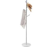 VEVOR Portemanteau sur Pied Portant à Vêtements avec Base Marbre, 8 Crochets, Porte Manteau en Métal Autoportant pour Entrée, Chambre, Salon, pour Suspendre Manteaux, Chapeaux, Vestes, Écharpes, Sacs