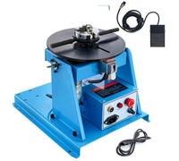 VEVOR Positionneur de soudage rotatif 10 kg, table tournante de positionnement 0-90° mandrin de tour à 3 mâchoires, machine de position portable 1-12 tr/min 20 W pour couper, meuler, assembler, tester