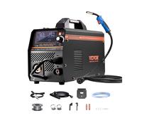 VEVOR Poste à souder MIG 160A, synergie portable multi-processus MIG sans gaz/gaz MMA Lift TIG.