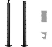 VEVOR Poteau de garde-corps pour câbles, acier inoxydable durable, pré-percé pour une installation facile, type P