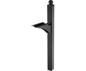 VEVOR Poteau pour boîte aux lettres, 1430x540x151 mm, support de boîte aux lettres en aluminium pour montage au sol avec fixation universelle pour plaque, set de douilles de poteaux métalliques pour l