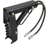 VEVOR Pouce de pelle rétro hydraulique, 12,7 mm d'épaisseur, pouce de pelle robuste, fixations de pouce soudées acier noir avec cylindre hydraulique, pouce hydraulique mécanique pour pelle rétro pelle