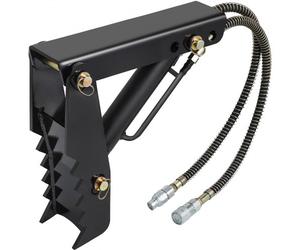VEVOR Pouce de pelle rétro hydraulique, 12,7 mm d'épaisseur, pouce de pelle robuste, fixations de pouce soudées acier noir avec cylindre hydraulique, pouce hydraulique mécanique pour pelle rétro pelle