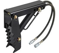 VEVOR Pouce de pelle rétro hydraulique, 45,7 cm d'épaisseur, pouce de pelle robuste, fixations de pouce soudées acier noir avec cylindre hydraulique, pouce hydraulique mécanique pour pelle rétro pelle