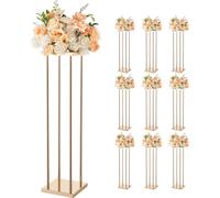 VEVOR Présentoir pour fleurs de mariage 200x200x800 mm, 10 pcs. Tabouret pour fleurs avec support en métal & pieds cylindriques, tabouret pour plantes pour mariages, fêtes, anniversaires, maison, supp