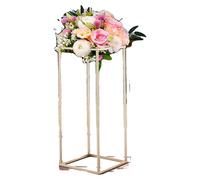 VEVOR Présentoir pour fleurs de mariage, 3 pièces, socle cylindrique (600/750/900 mm de hauteur), socle blanc avec couvercle en PVC, présentoir cylindrique pour mariages, fêtes, anniversaires & décora