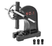 VEVOR Presse à Crémaillère Manuelle de 1 tonne avec Volant, Hauteur Maximale de 15 cm, Presse à Arbre Manuelle Robuste en Fonte, Presse Manuelle de Précision pour Estampage, Pliage, Étirement, Formage