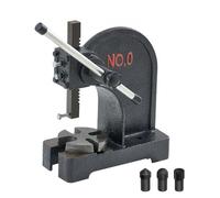VEVOR Presse à Crémaillère, Presse à Arbre Manuelle de 0,5 tonne, Hauteur Maximale de 117 mm, Presse Manuelle de Précision Robuste en Fonte, pour l'Estampage, le Pliage, l'Étirement et le Formage