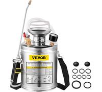 VEVOR Pulvérisateur à pression en acier inoxydable 4 L Pulvérisateur haute performance pour plantes industrielles