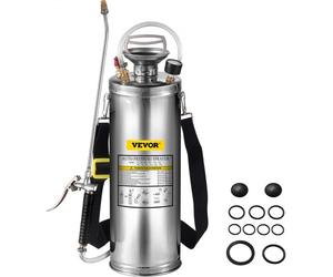 VEVOR Pulvérisateur Inox 10L Brumisateur Jardin pour Plante pour Jardinage Domestique et Nettoyage au Sol