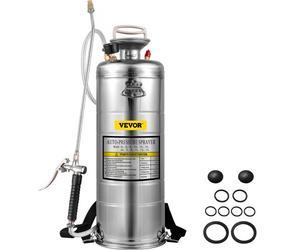 VEVOR Pulvérisateur Inox 12L Brumisateur Jardin pour Plante pour Jardinage Domestique et Nettoyage au Sol