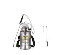VEVOR Pulvérisateur manuel, capacité 1-3,5 gallons, acier inoxydable durable, 6L 15Gal