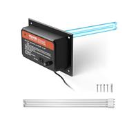 VEVOR Purificateur d'Air Conduit CVC Maison 36 W Épurateur d'Air de Conduit de Climatisation, Longueur Onde 254 nm, Lumière UV UVC, avec Ampoule UV 411 mm, Purification Puissante, pour Climatiseur