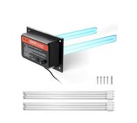 VEVOR Purificateur d'Air Conduit CVC Maison 72 W Épurateur d'Air de Conduit de Climatisation, Longueur Onde 254 nm, Lumière UV UVC, avec 2 Ampoules UV 411 mm, Purification Puissante, pour Climatiseur