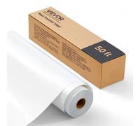 VEVOR pvc-k1-50ft - Blanc brillant - 12 po x 50 pi - PVC - Adhésif thermocollant.