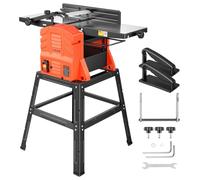 VEVOR Raboteuse Dégauchisseuse 2,4 hp 25,4x92,5 cm 8000 tr/min avec support 2 lames 0-3 mm