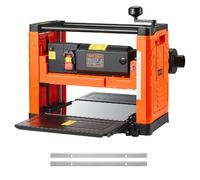 VEVOR Raboteuse Électrique 2 Lames pour Bois Dur et Tendre 1800 W Largeur 33 cm