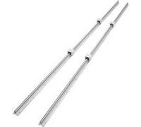 VEVOR Ensemble de rails de guidage linéaire, SBR16 2000 mm, 2 rails de guidage SBR16 de 78,7 po/2000 mm et 4 blocs coulissants SBR16UU, rails linéaires et kit de roulements pour machines automatisées,