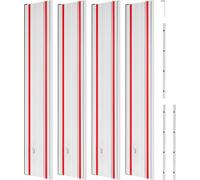 VEVOR Rail de guidage pour scie circulaire à main, comprenant 4 rails de scie circulaire en aluminium de 700 mm et 3 connecteurs, compatible avec différentes marques de scies plongeantes, pour les pro