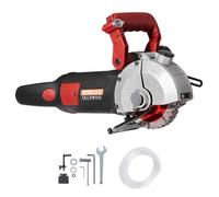 VEVOR Rainureuse à Béton Électrique 4800 W, Machine de Découpe Murale, Profondeur Max. 34 mm, pour Rainurage du Mur, Brique, Marbre, Pose de Gaines et Câbles Électriques, Chantiers, 5 Lames Incluses