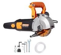 VEVOR Fraiseuse murale électrique 5000 tr/min Machine à découper les murs 4800Watt Machine à découper les murs en rainures Machine à pousser 42mm pour la brique Granit Marbre Béton Cutter Notcher Groo