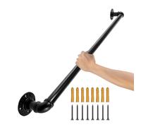 VEVOR Rampe Escalier 0,9 m - Noir - Tube 32 mm - 2 supports - 200 kg par support