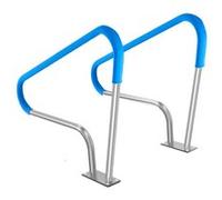 VEVOR Rampe piscine inox 1220×905 mm – plaque de base, 2 barres antirouille